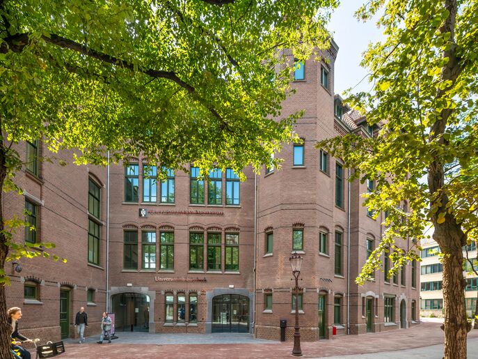 To enter the building, you need your physical student card to pass through the gates.