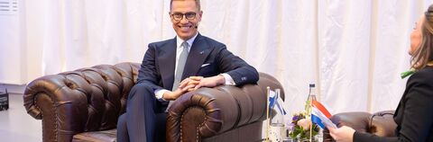 Finse president Stubb bezoekt de UvA