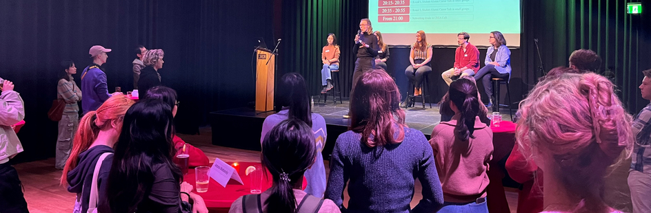 Panel discussion with students