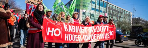 Acties hoger onderwijs op 9 december