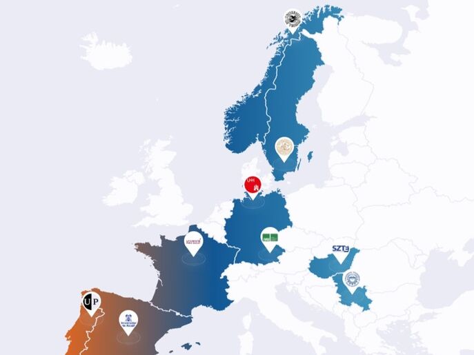 EUGLOH map of partner universities